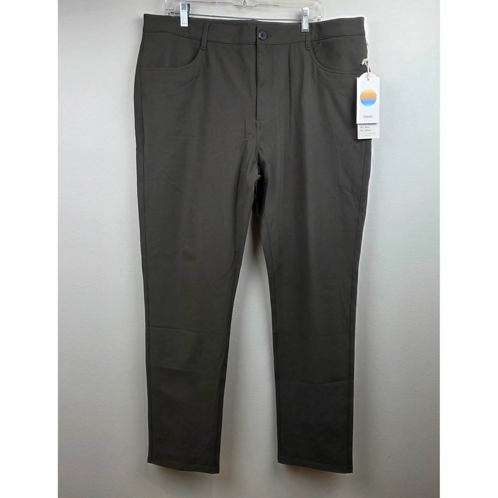 Vuori Meta Pant - Short Dark Oregano Mens 38x30 Performance Golf V430-S NEW
